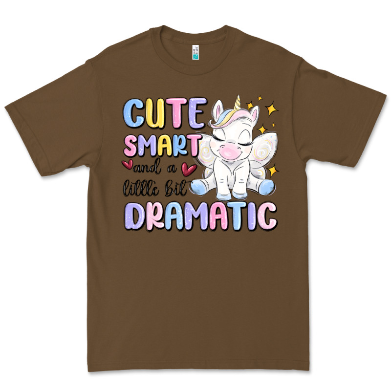 Cute Smart And A Little Bit Dramatic Premium Tee by MaliasSmallBusiness | Teevron