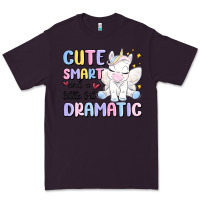 Plum cute smart and a little bit dramatic Premium Tee - MaliasSmallBusiness