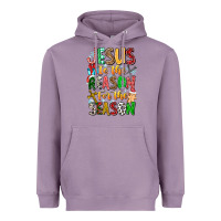 Lavender jesus is the reason for the season Heavyweight Hoodie - CowhideDigitalArt
