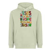 Matcha jesus is the reason for the season Heavyweight Hoodie - CowhideDigitalArt