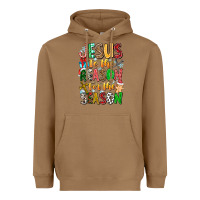 Toasted Coconut jesus is the reason for the season Heavyweight Hoodie - CowhideDigitalArt