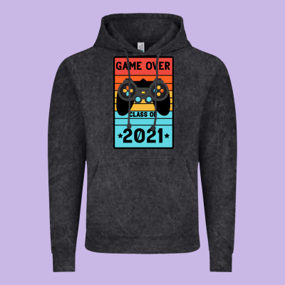Game Over Class Of 2021 Vintage Hoodie Designed By Bettercallsaul