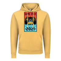 Vintage Mustard Game Over Class Of 2021 Vintage Hoodie - Bettercallsaul