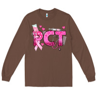 Chestnut breast cancer pct patient care technician Long Sleeve Tee - texasbilliewilder
