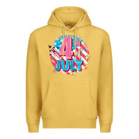 Antique Gold 4th of July Premium Hoodie - FaDigitalArtStudio