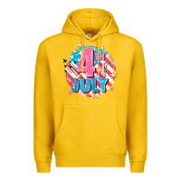 Lemon 4th of July Premium Hoodie - FaDigitalArtStudio