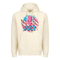 Sandshell 4th of July Premium Hoodie - FaDigitalArtStudio