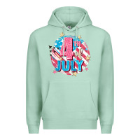 Seafoam 4th of July Premium Hoodie - FaDigitalArtStudio