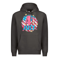 Smoke 4th of July Premium Hoodie - FaDigitalArtStudio