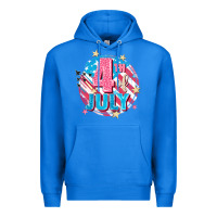 True Royal 4th of July Premium Hoodie - FaDigitalArtStudio