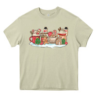 Mossy christmas cookie coffe cups Heavy Core Tee - MaliasSmallBusiness