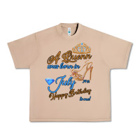 Burro A Queen Was Born In July 24th Happy Birthday Urban Heavy Tee - Bettercallsaul