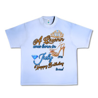 Grape Ice A Queen Was Born In July 24th Happy Birthday Urban Heavy Tee - Bettercallsaul