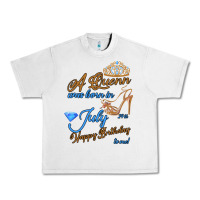Lunar Rock A Queen Was Born In July 24th Happy Birthday Urban Heavy Tee - Bettercallsaul
