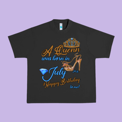 A Queen Was Born In July 24th Happy Birthday Urban Heavy Tee Designed By Bettercallsaul