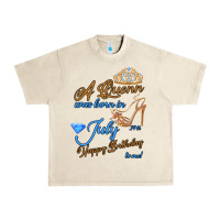 Sandshell A Queen Was Born In July 24th Happy Birthday Urban Heavy Tee - Bettercallsaul
