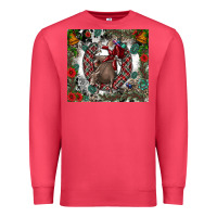 Cardinal Rodeo Santa Premium Sweatshirt - CowhideDigitalArt
