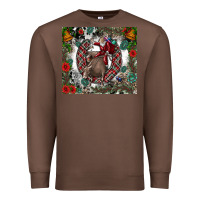 Chestnut Rodeo Santa Premium Sweatshirt - CowhideDigitalArt