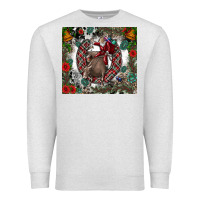 Oatmeal Heather Rodeo Santa Premium Sweatshirt - CowhideDigitalArt