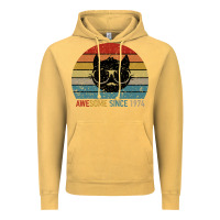 Vintage Mustard Awesome Since 1974 Vintage Hoodie - Bettercallsaul