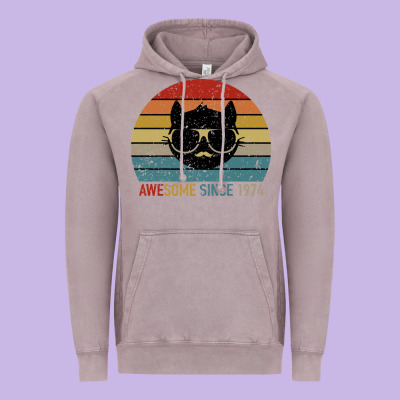Awesome Since 1974 Vintage Hoodie Designed By Bettercallsaul