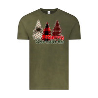 Vintage Olive Merry Christmas Vintage Tee - Bettercallsaul