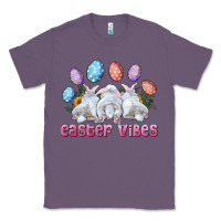 Lavender Easter Vibes with Bunny and Eggs Classic Tee - RanaPortraitStore