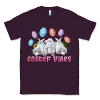 Plum Easter Vibes with Bunny and Eggs Classic Tee - RanaPortraitStore