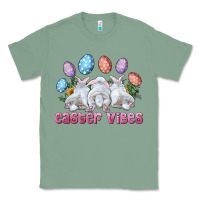 Sage Easter Vibes with Bunny and Eggs Classic Tee - RanaPortraitStore