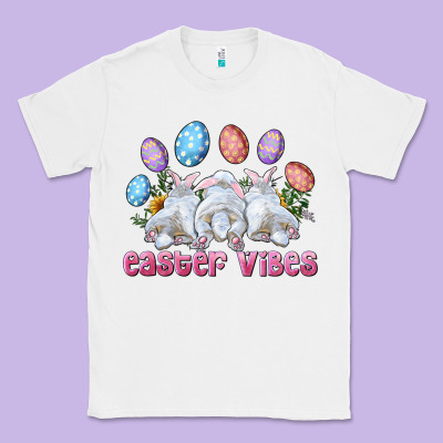 Easter Vibes With Bunny And Eggs Classic Tee Designed By Ranaportraitstore