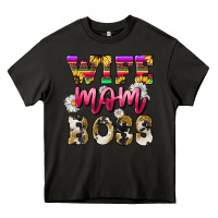 Asphalt wife mom boss daisy Heavy Core Tee - NancyCooperArtShop