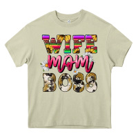 Mossy wife mom boss daisy Heavy Core Tee - NancyCooperArtShop