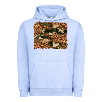 Pigment Grape Ice camouflage and leopard background Urban Hoodie - Artiststas