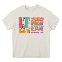 Cream it is okay to Heavy Core Tee - JahusDesignShop