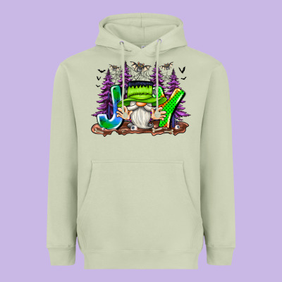 Joy Halloween Gnome Heavyweight Hoodie Designed By Cowhidedigitalart