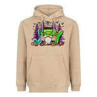 Mushroom Joy Halloween Gnome Heavyweight Hoodie - CowhideDigitalArt
