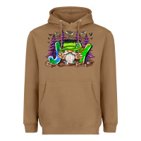 Toasted Coconut Joy Halloween Gnome Heavyweight Hoodie - CowhideDigitalArt