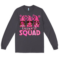 Smoke breast cancer afro gnomies support squad Long Sleeve Tee - texasbilliewilder
