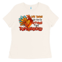 Bone live today like you're getting fried tomorrow Ladies Tee - MaliasSmallBusiness
