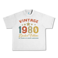 Lunar Rock Vintage 1980 Clothes 40 Years Old Retro 40th Birthday Urban Heavy Tee - Bettercallsaul