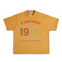 Peanut Butter Vintage 1980 Clothes 40 Years Old Retro 40th Birthday Urban Heavy Tee - Bettercallsaul