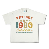 Pistachio Vintage 1980 Clothes 40 Years Old Retro 40th Birthday Urban Heavy Tee - Bettercallsaul