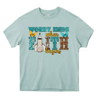 Arona worry ends when faith begins Heavy Core Tee - NancyCooperArtShop