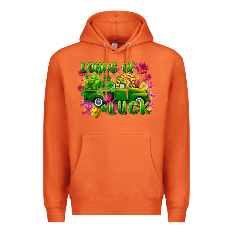 Loads Of Luck St. Patricks Day Premium Hoodie by FaDigitalArtStudio | Teevron