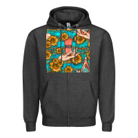 Hand Cream Nail Polish Remover And Sunflowers With Leopard And Glitter Zipper Hoodie | Teevron