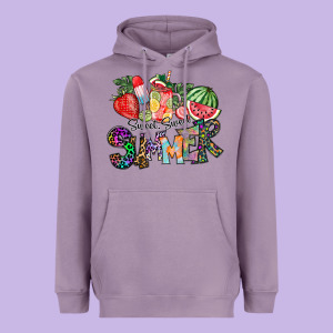 Sweet Sweet Summer Heavyweight Hoodie Designed By Cowhidedigitalart