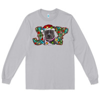 Moon Dust Christmas Pitbull Joy Long Sleeve Tee - RanaPortraitStore