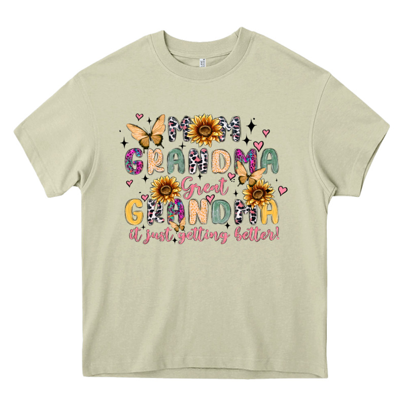 Mom Grandma Great Grandma It Just Keeps Getting Be Heavy Core Tee by MaliasSmallBusiness | Teevron