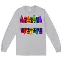 Moon Dust custom name crayons Long Sleeve Tee - texasbilliewilder