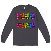 Smoke custom name crayons Long Sleeve Tee - texasbilliewilder
